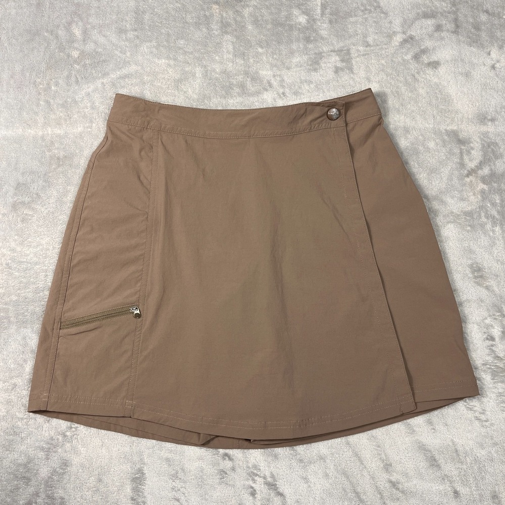 LL Bean Size 6 Skort Hiking Outdoor Zip Pockets Comfort Trail Quick Dry